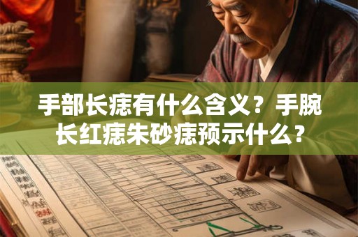 手部长痣有什么含义？手腕长红痣朱砂痣预示什么？
