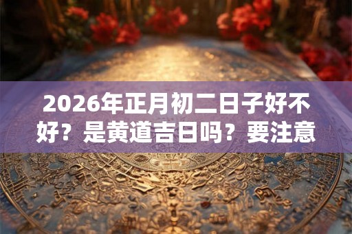 2026年正月初二日子好不好?是黄道吉日吗?要注意什么? 2026年正月初二日子好不好?是黄道吉日吗?要注意什么?
