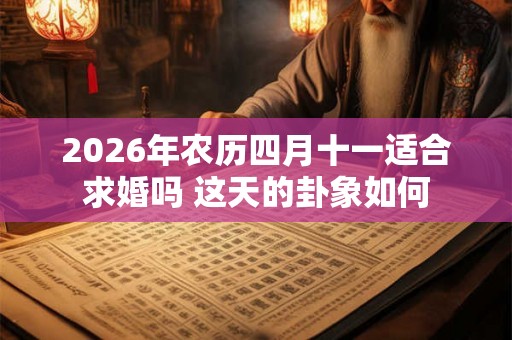 2026年农历四月十一适合求婚吗 这天的卦象如何 2026年农历四月十一适合求婚吗 这天的卦象如何