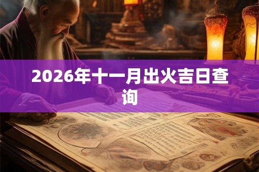 2026年十一月出火吉日查询