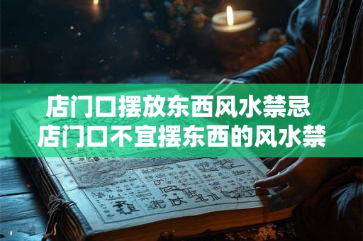店门口摆放东西风水禁忌 店门口不宜摆东西的风水禁忌