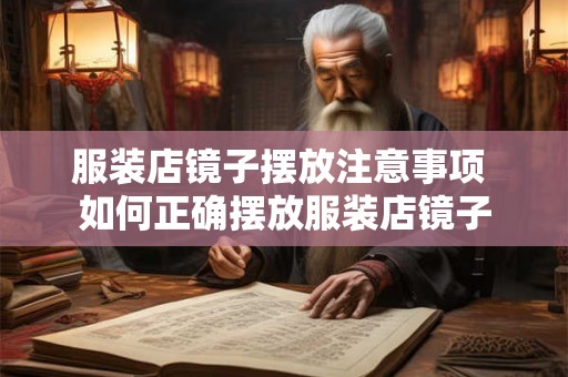 服装店镜子摆放注意事项 如何正确摆放服装店镜子