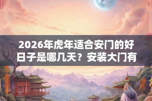 2026年虎年适合安门的好日子是哪几天？安装大门有什么讲究？