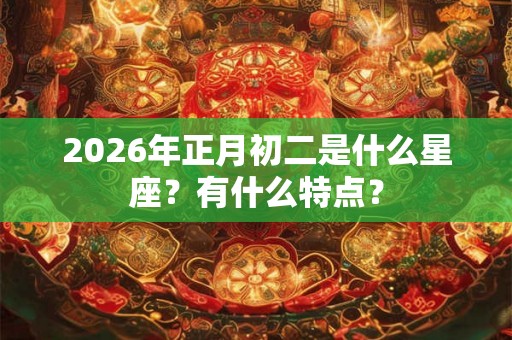 2026年正月初二是什么星座？有什么特点？