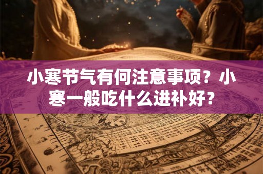 小寒节气有何注意事项？小寒一般吃什么进补好？
