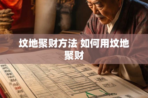 坟地聚财方法 如何用坟地聚财