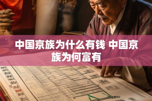 中国京族为什么有钱 中国京族为何富有