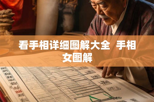 看手相详细图解大全  手相女图解