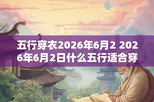 五行穿衣2026年6月2 2026年6月2日什么五行适合穿衣