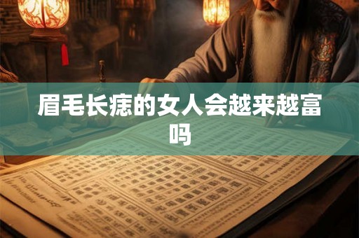 眉毛长痣的女人会越来越富吗 眉毛长痣的女人会越来越富吗