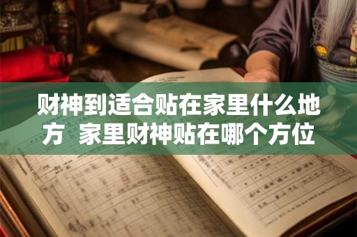 财神到适合贴在家里什么地方  家里财神贴在哪个方位好