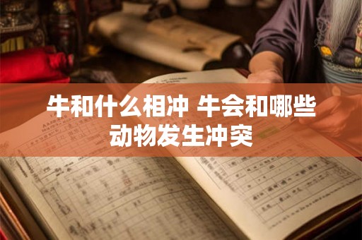 牛和什么相冲 牛会和哪些动物发生冲突