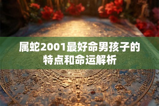 属蛇2001最好命男孩子的特点和命运解析