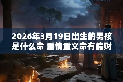 2026年3月19日出生的男孩是什么命 重情重义命有偏财 2026年3月19日出生的男孩是什么命 重情重义命有偏财