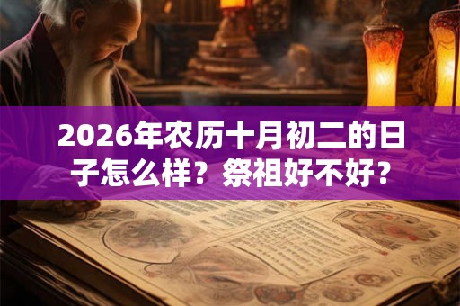 2026年农历十月初二的日子怎么样？祭祖好不好？