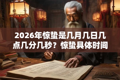 2026年惊蛰是几月几日几点几分几秒？惊蛰具体时间