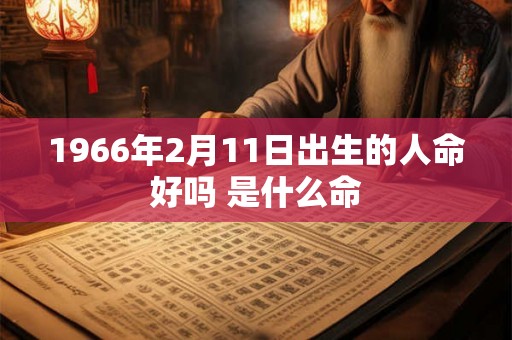 1966年2月11日出生的人命好吗 是什么命