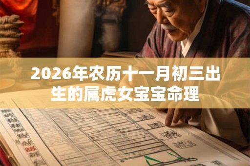2026年农历十一月初三出生的属虎女宝宝命理