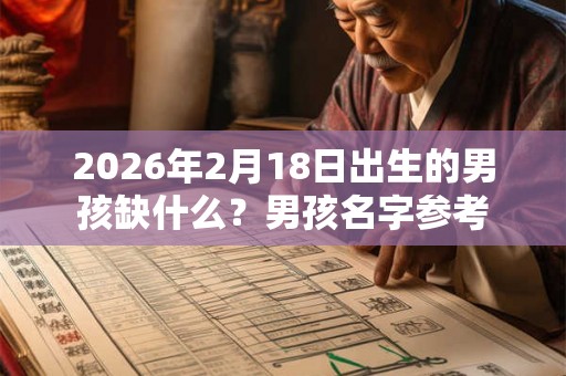 2026年2月18日出生的男孩缺什么？男孩名字参考