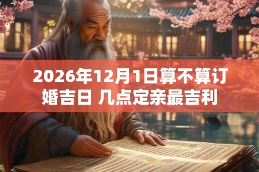 2026年12月1日算不算订婚吉日 几点定亲最吉利