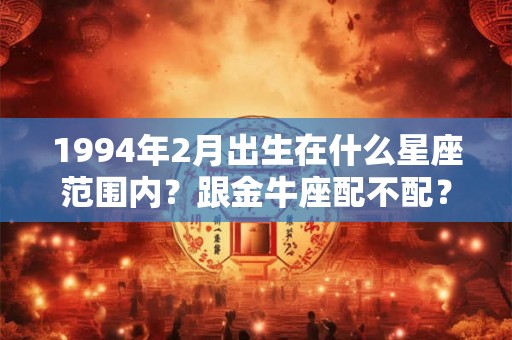 1994年2月出生在什么星座范围内？跟金牛座配不配？