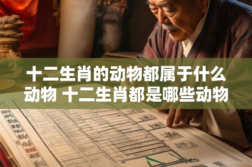 十二生肖的动物都属于什么动物 十二生肖都是哪些动物? 十二生肖的动物都属于什么动物 十二生肖都是哪些动物?