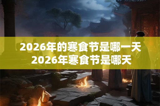 2026年的寒食节是哪一天 2026年寒食节是哪天