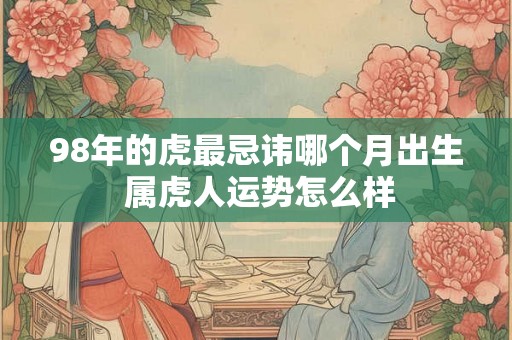 98年的虎最忌讳哪个月出生 属虎人运势怎么样