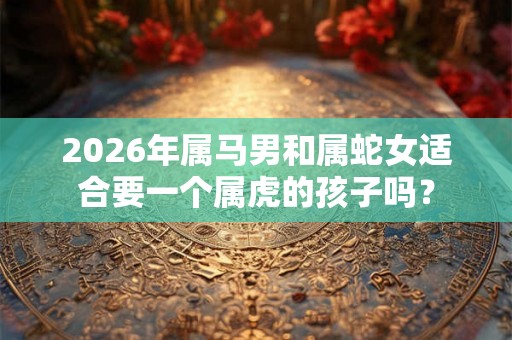 2026年属马男和属蛇女适合要一个属虎的孩子吗？