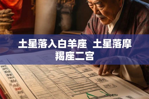 土星落入白羊座  土星落摩羯座二宫