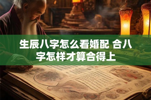 生辰八字怎么看婚配 合八字怎样才算合得上 生辰八字怎么看婚配 合八字怎样才算合得上