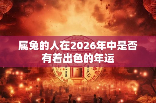 属兔的人在2026年中是否有着出色的年运
