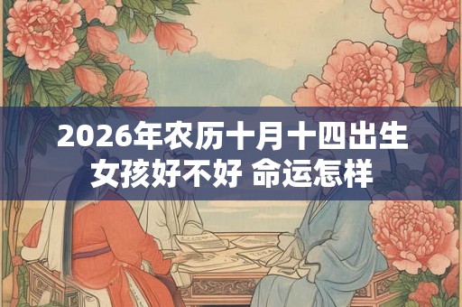 2026年农历十月十四出生女孩好不好 命运怎样