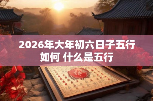 2026年大年初六日子五行如何 什么是五行