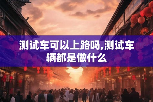 测试车可以上路吗,测试车辆都是做什么