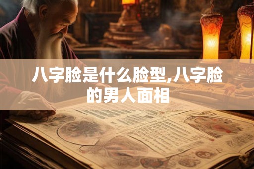 八字脸是什么脸型,八字脸的男人面相
