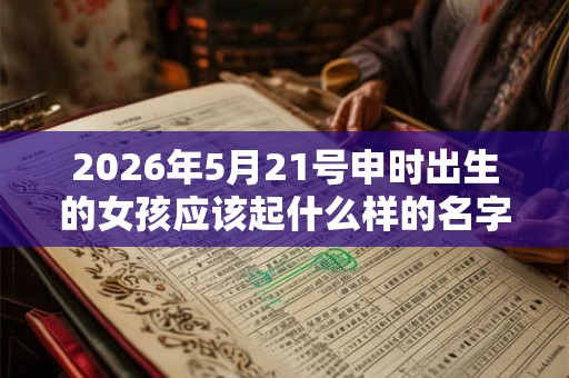 2026年5月21号申时出生的女孩应该起什么样的名字