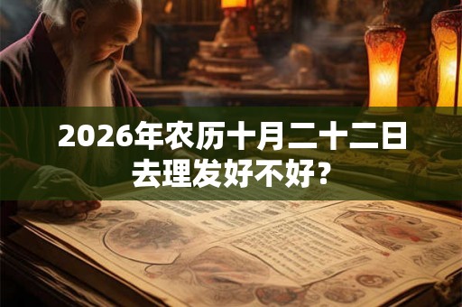 2026年农历十月二十二日去理发好不好? 2026年农历十月二十二日去理发好不好?