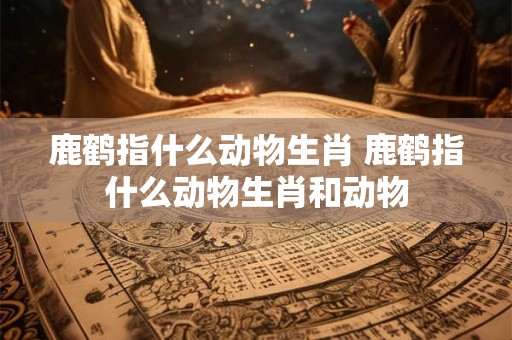 鹿鹤指什么动物生肖 鹿鹤指什么动物生肖和动物