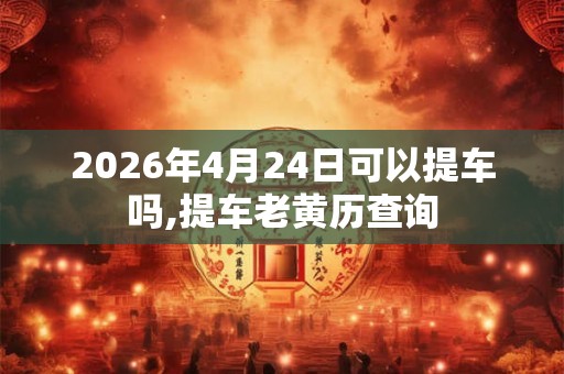 2026年4月24日可以提车吗,提车老黄历查询