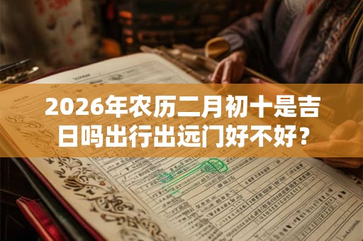 2026年农历二月初十是吉日吗出行出远门好不好？