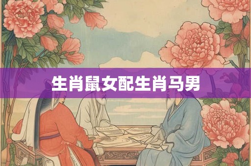 生肖鼠女配生肖马男 生肖鼠女配生肖马男