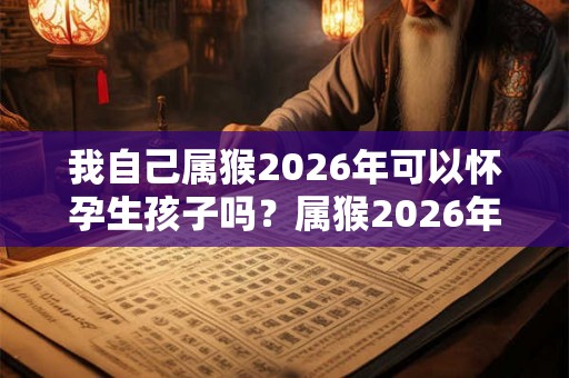 我自己属猴2026年可以怀孕生孩子吗？属猴2026年运势？