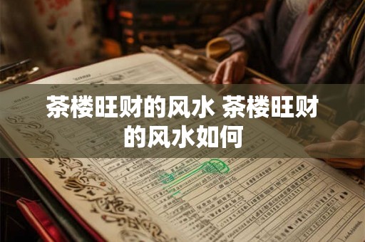 茶楼旺财的风水 茶楼旺财的风水如何 茶楼旺财的风水 茶楼旺财的风水如何