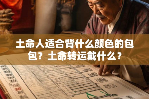 土命人适合背什么颜色的包包？土命转运戴什么？