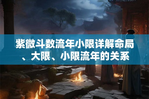 紫微斗数流年小限详解命局、大限、小限流年的关系 紫微斗数流年小限详解命局、大限、小限流年的关系