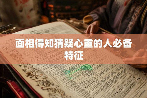 面相得知猜疑心重的人必备特征