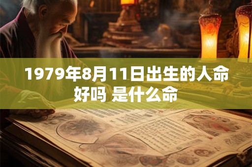1979年8月11日出生的人命好吗 是什么命