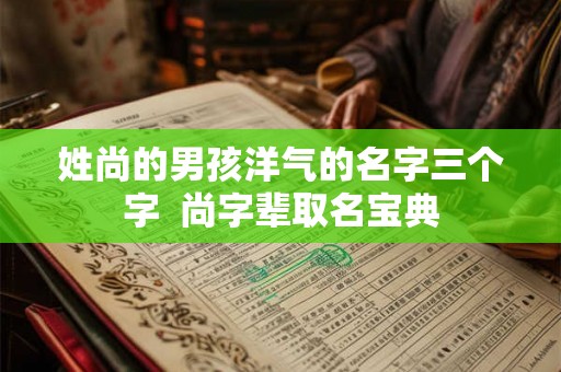 姓尚的男孩洋气的名字三个字  尚字辈取名宝典