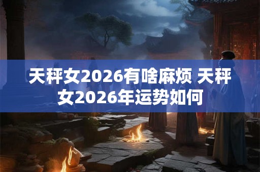 天秤女2026有啥麻烦 天秤女2026年运势如何